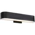 Montreal Bi-Directional Outdoor LED Wall Mount, Black