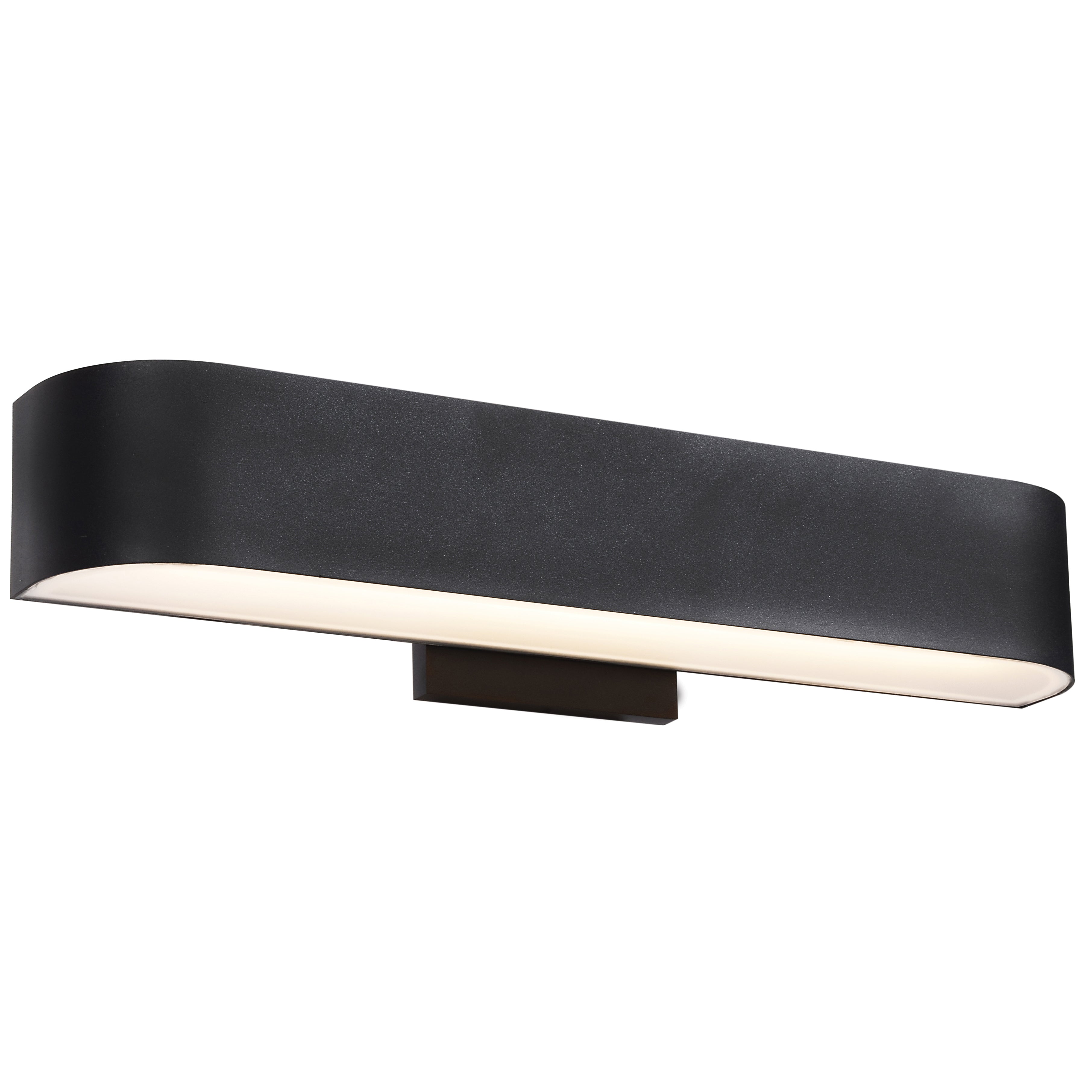 Montreal Bi-Directional Outdoor LED Wall Mount, Black