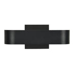 Montreal Bi-Directional Outdoor LED Wall Mount, Black