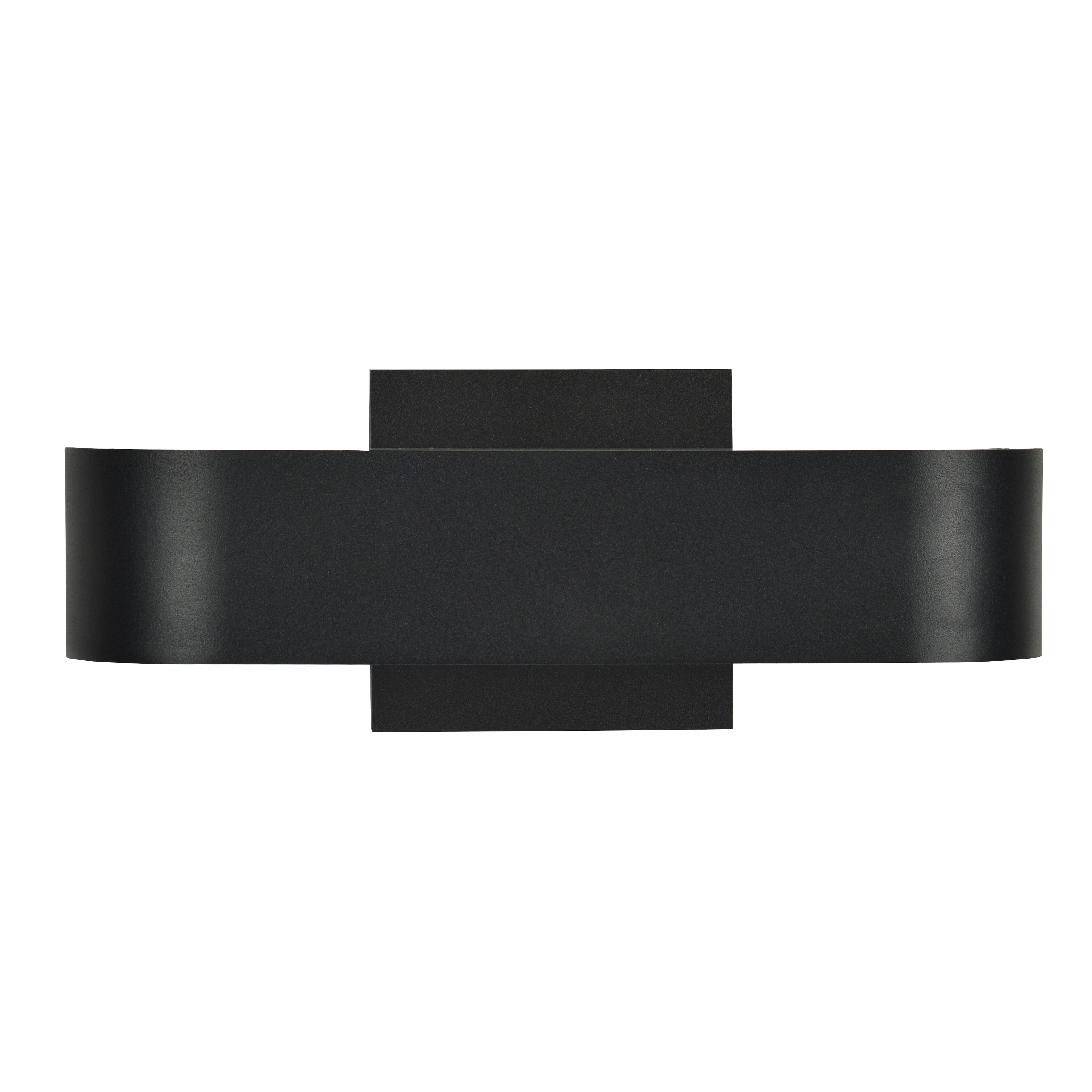 Montreal Bi-Directional Outdoor LED Wall Mount, Black