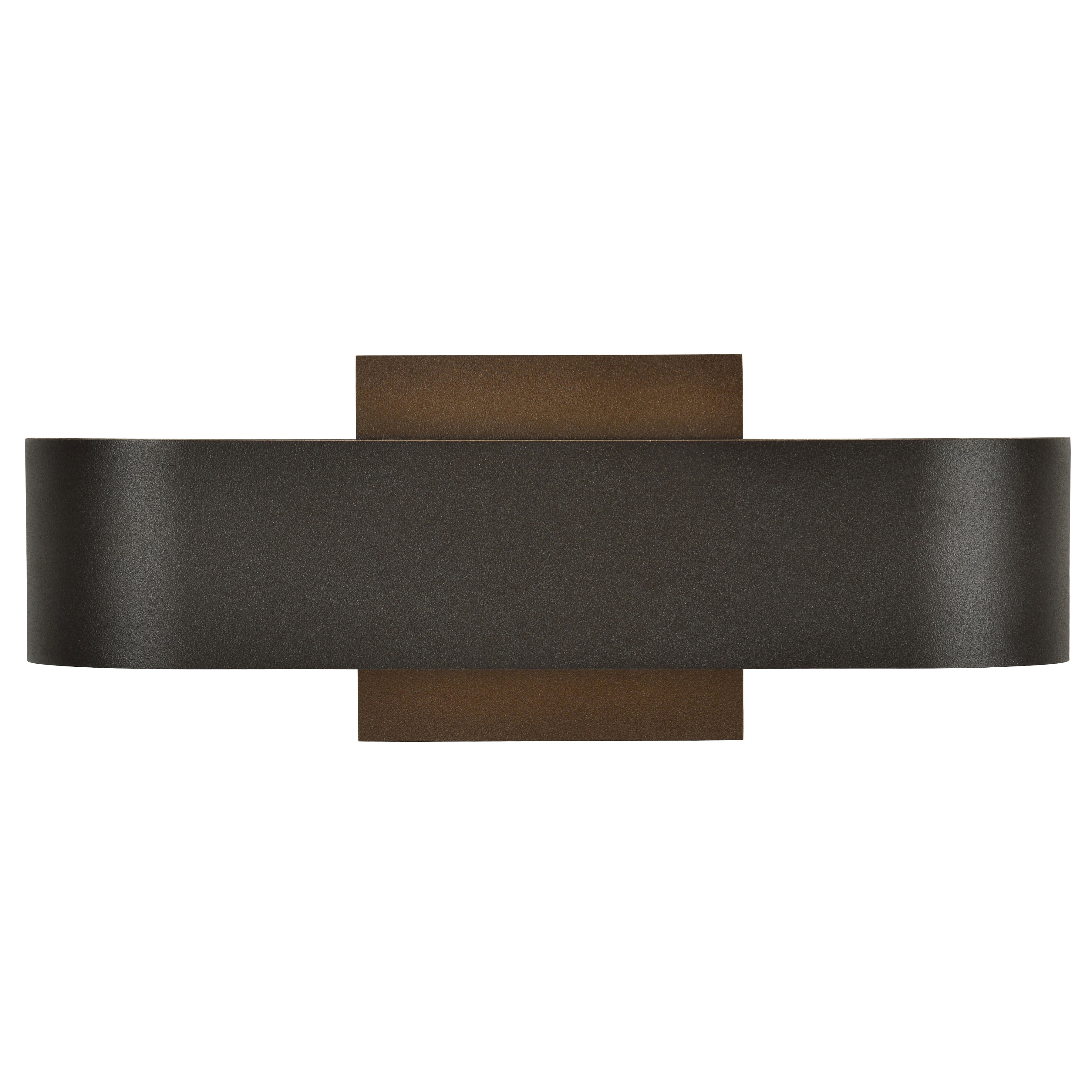 Montreal Bi-Directional Outdoor LED Wall Mount, Bronze