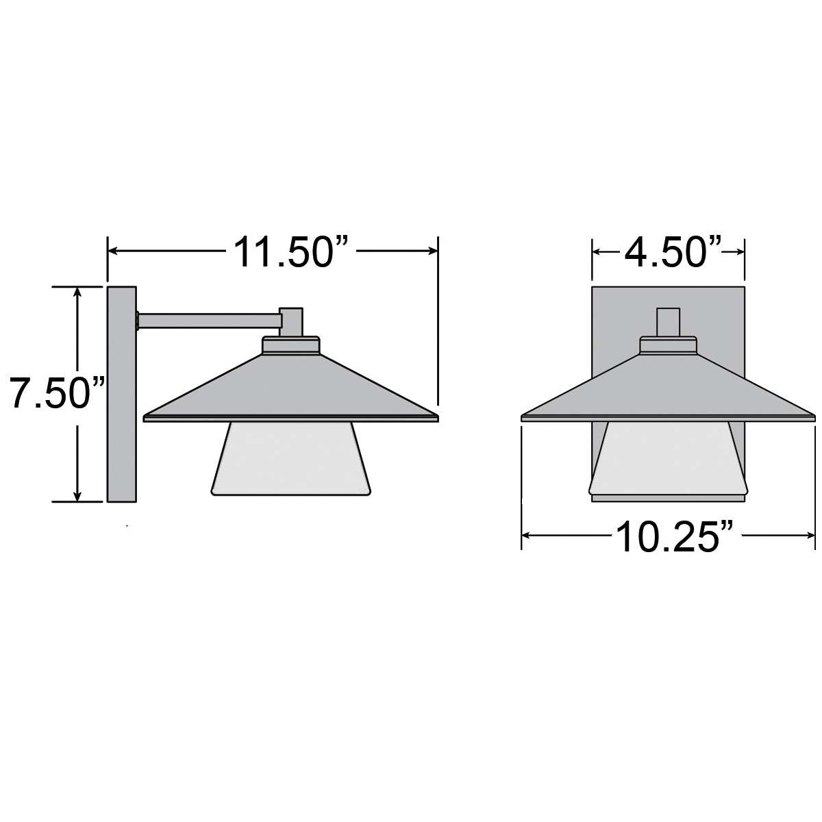 Access Lighting Silo Outdoor LED Wall Mount, Satin, image 7