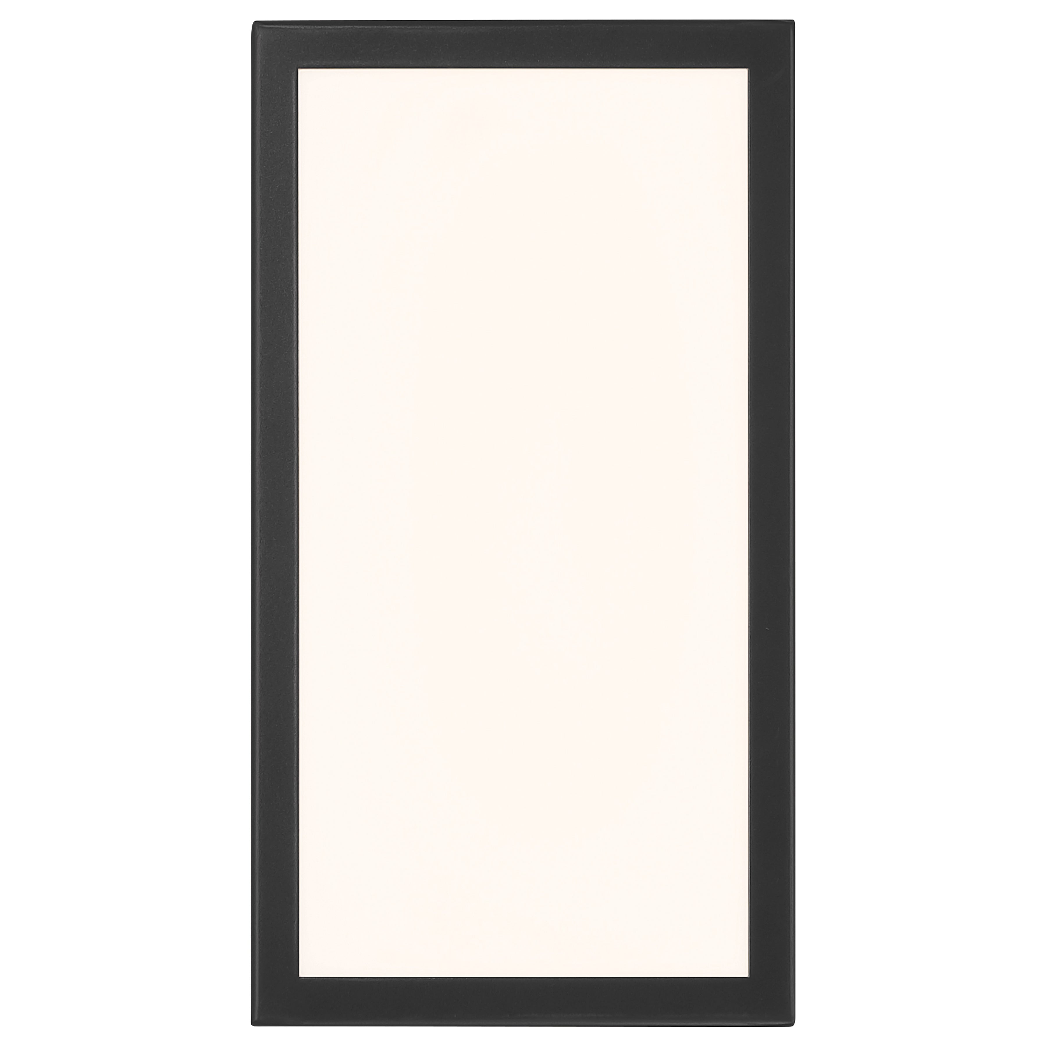 GEO Dual Voltage Outdoor LED Wall Mount, Black / 15W