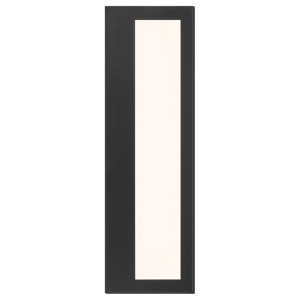 GEO Dual Voltage Outdoor LED Wall Mount, Black / 15W