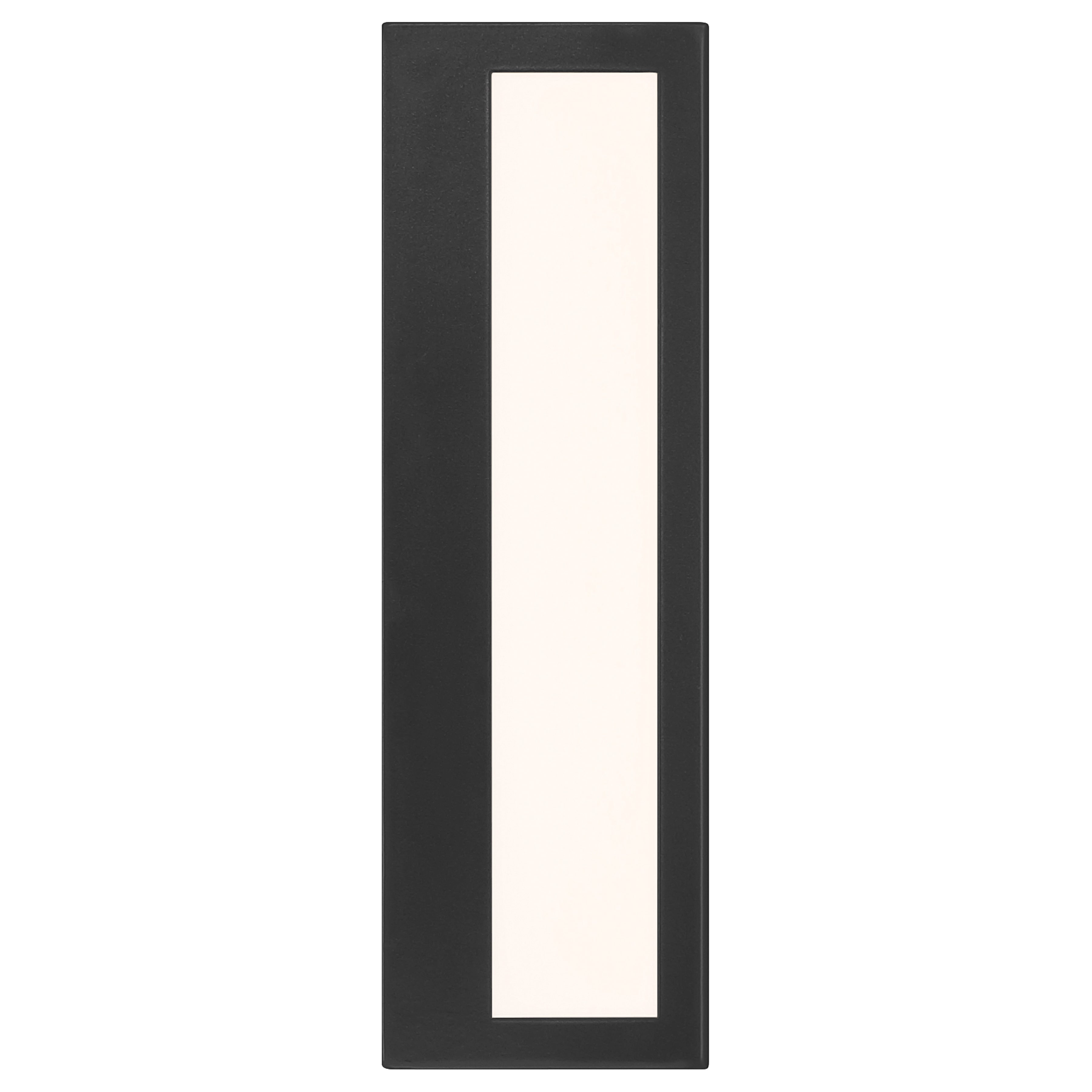 GEO Dual Voltage Outdoor LED Wall Mount, Black / 15W