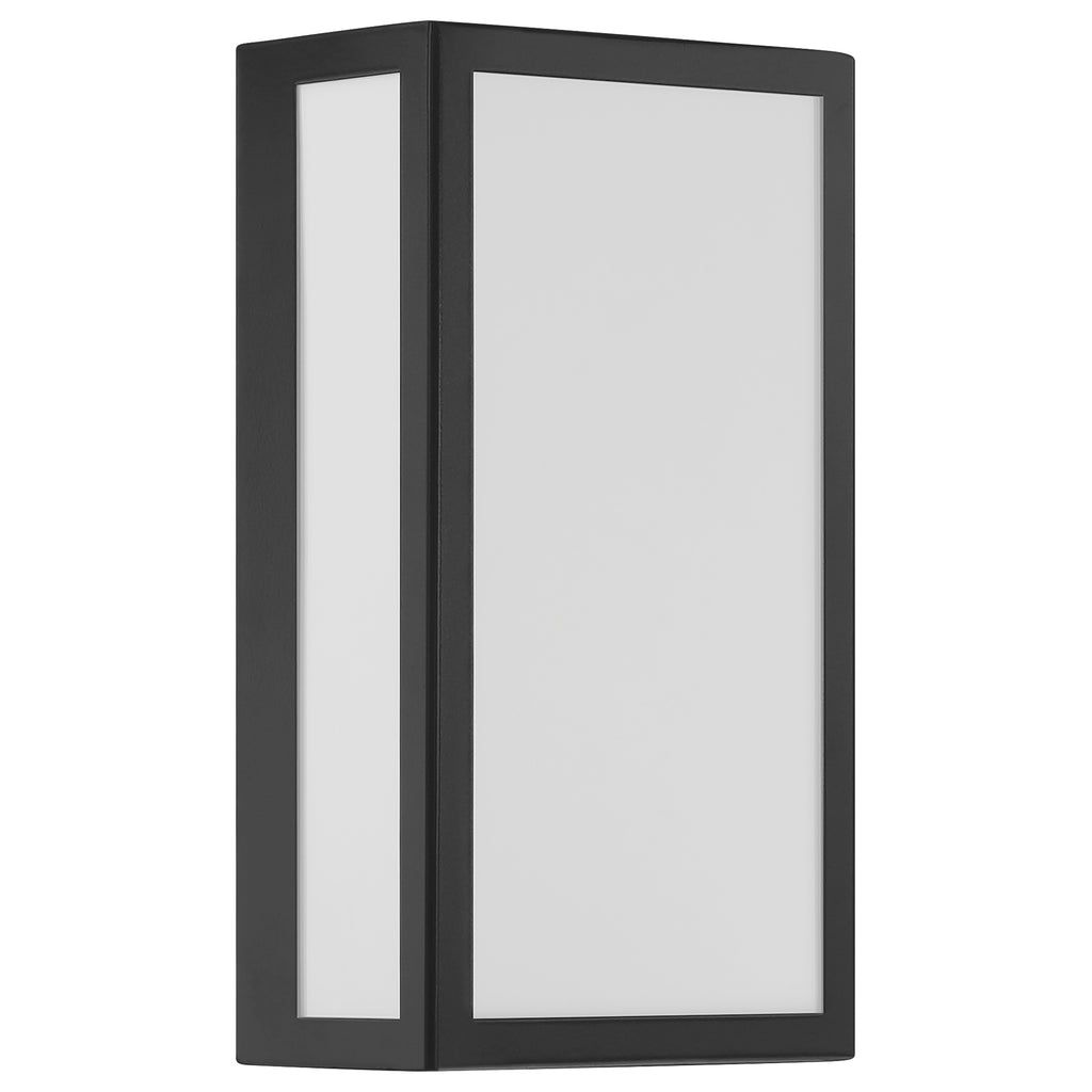 GEO Dual Voltage Outdoor LED Wall Mount, Black / 15W