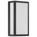 GEO Dual Voltage Outdoor LED Wall Mount, Black / 15W