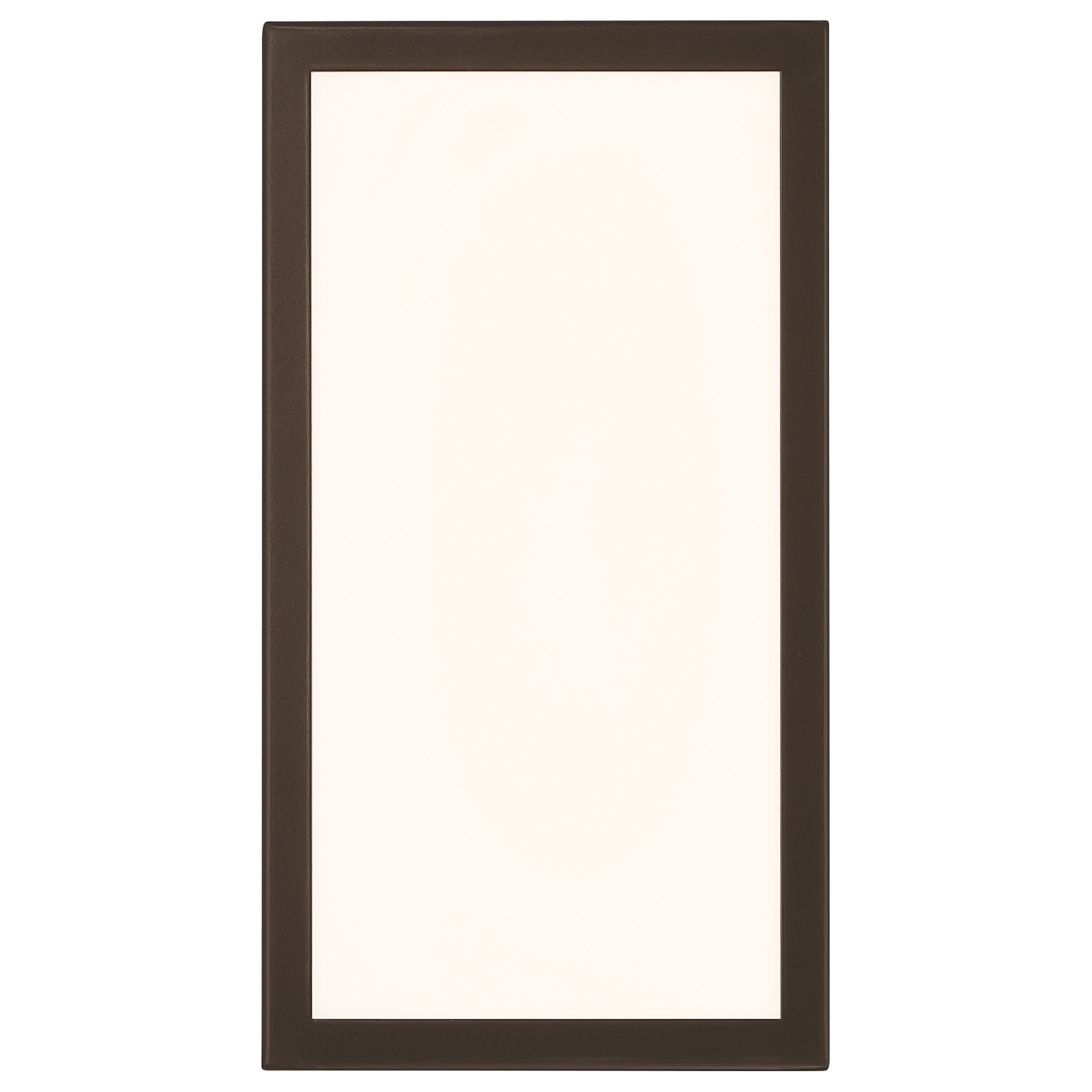 GEO Dual Voltage Outdoor LED Wall Mount, Bronze / 15W