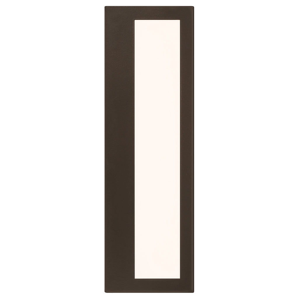 GEO Dual Voltage Outdoor LED Wall Mount, Bronze / 15W