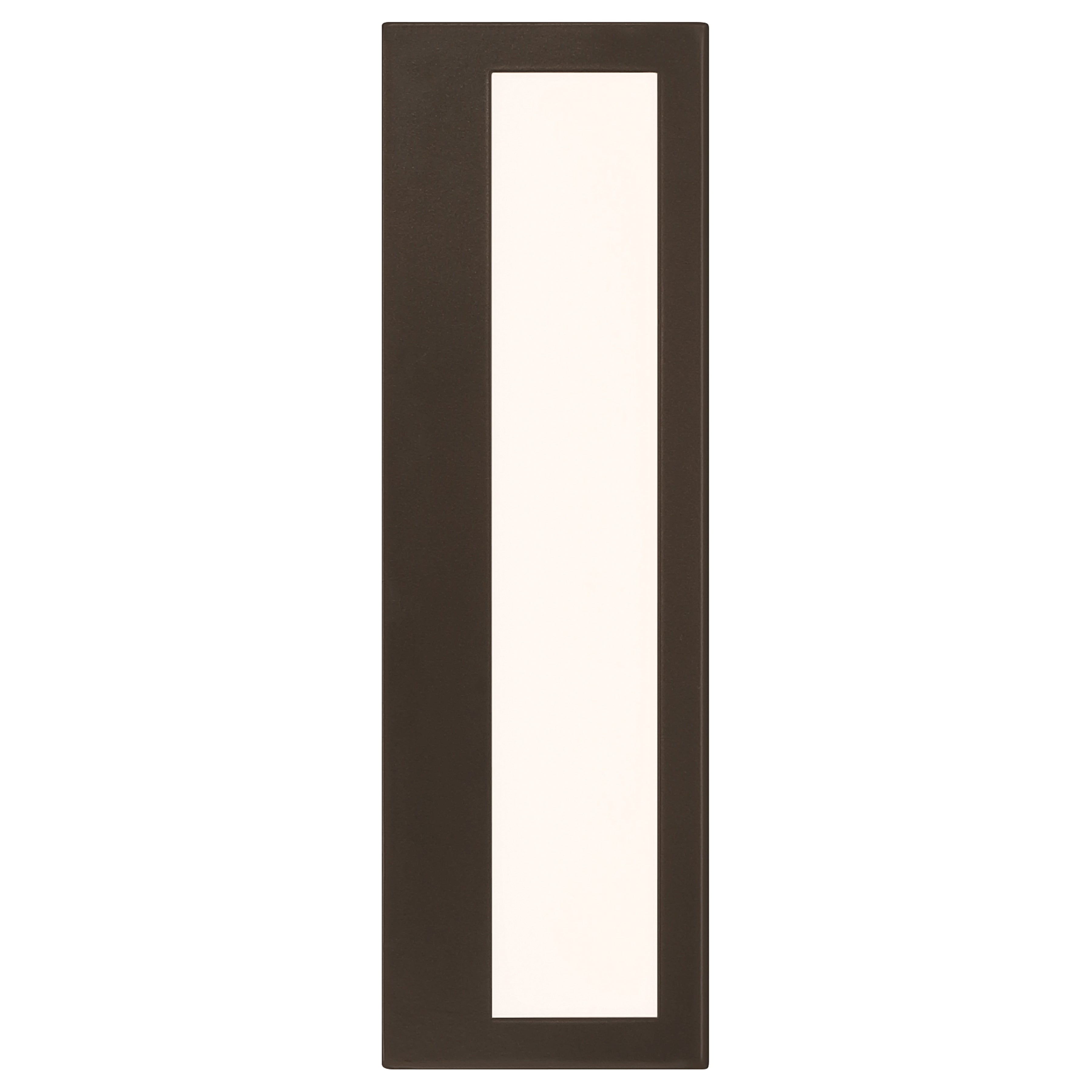 GEO Dual Voltage Outdoor LED Wall Mount, Bronze / 15W