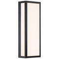 GEO Dual Voltage Outdoor LED Wall Mount, Black / 20W