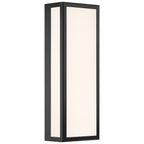 GEO Dual Voltage Outdoor LED Wall Mount, Black / 20W