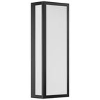 GEO Dual Voltage Outdoor LED Wall Mount, Black / 20W