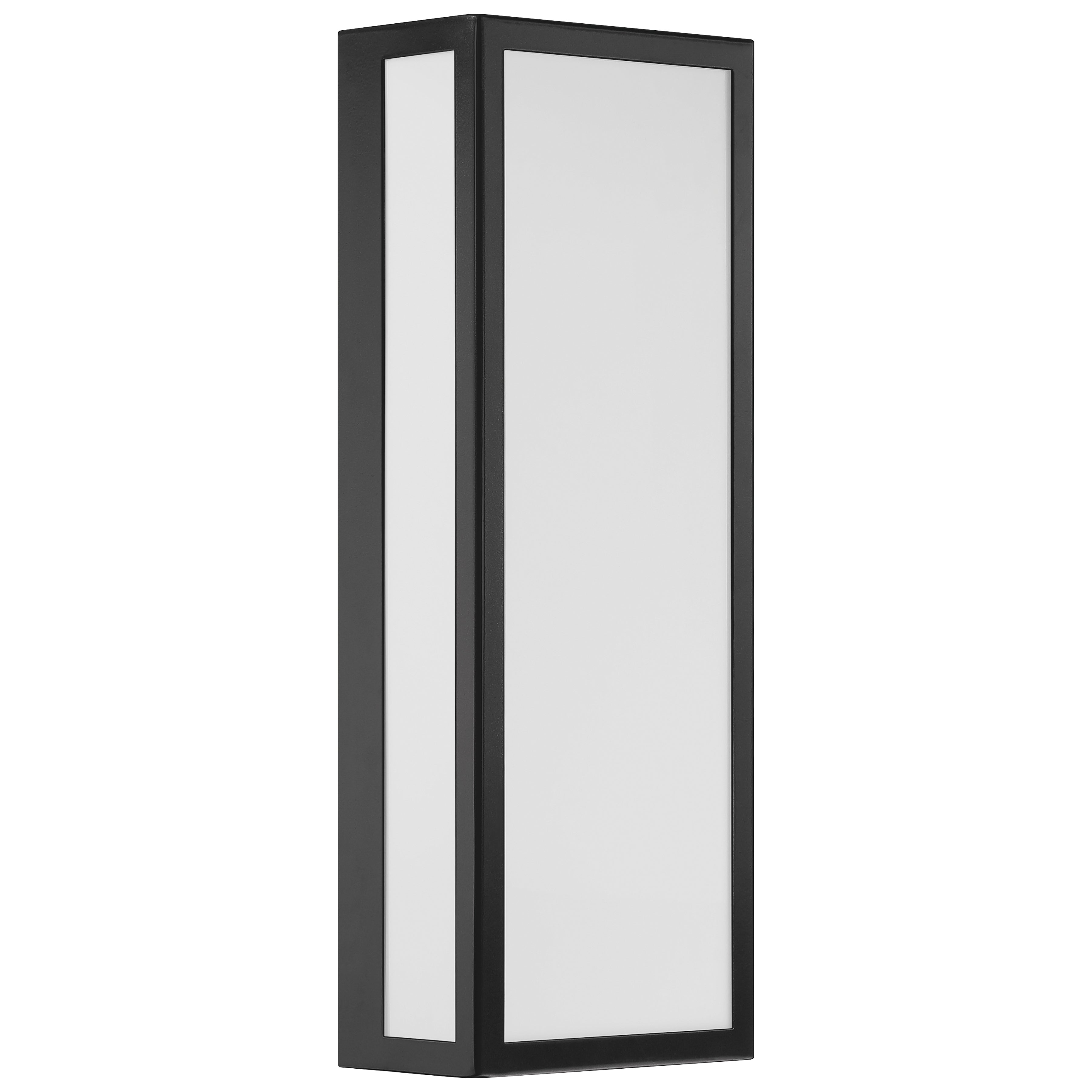 GEO Dual Voltage Outdoor LED Wall Mount, Black / 20W