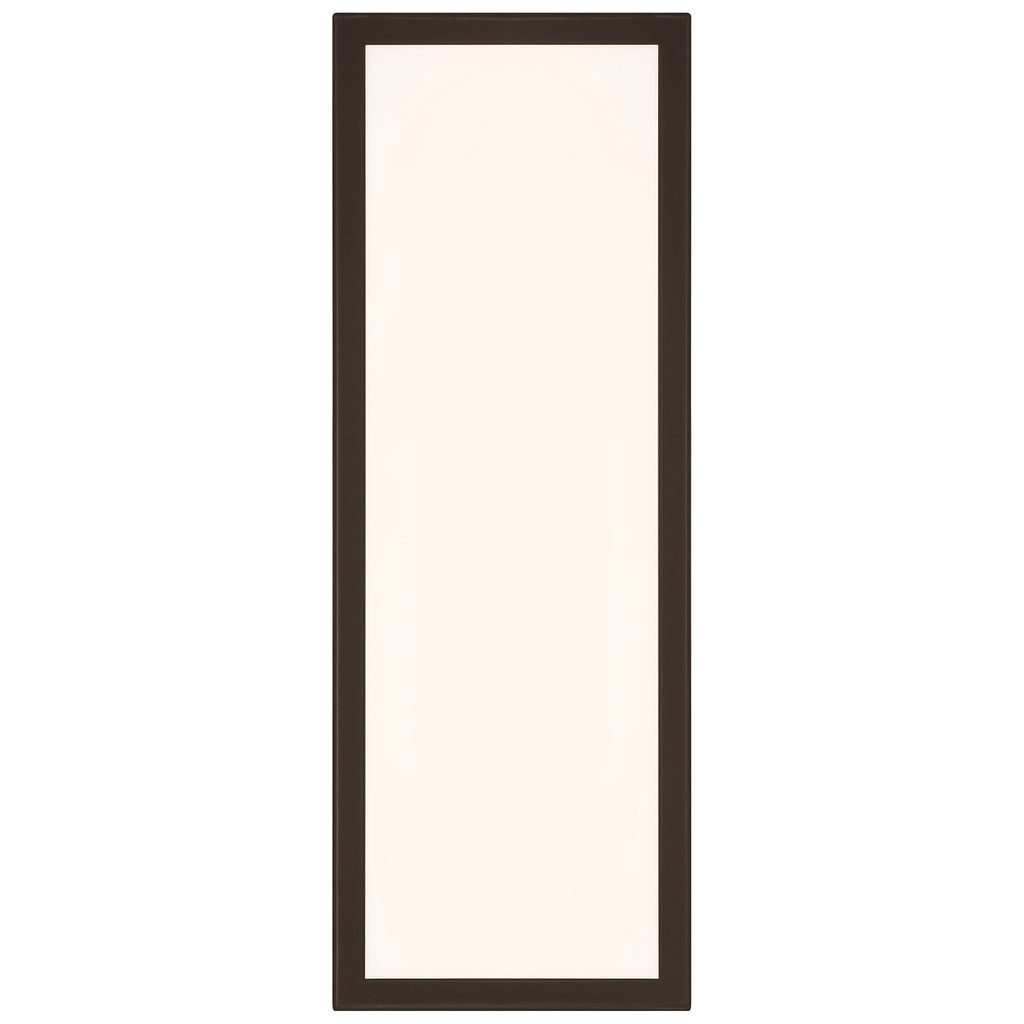 GEO Dual Voltage Outdoor LED Wall Mount, Bronze / 20W