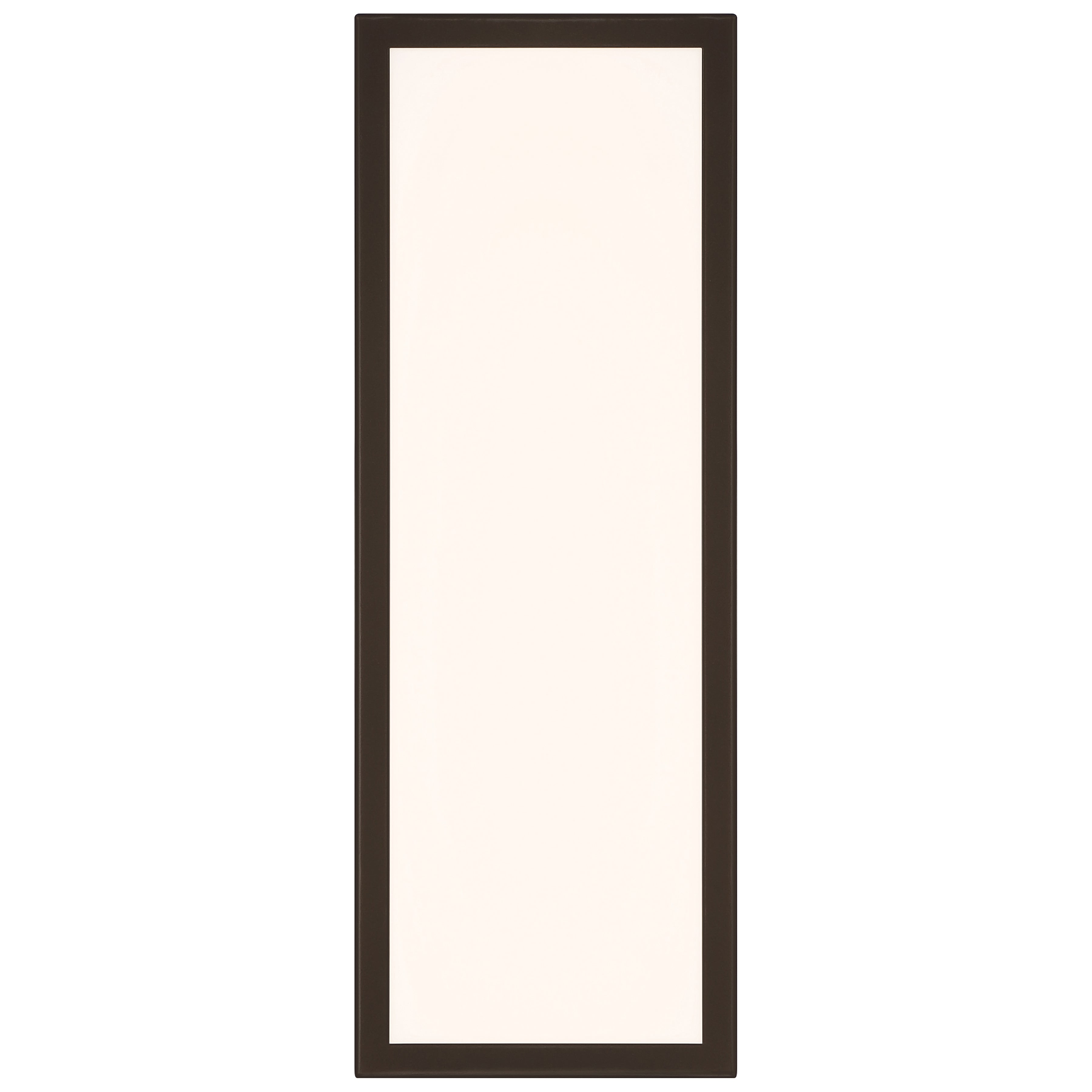 GEO Dual Voltage Outdoor LED Wall Mount, Bronze / 20W
