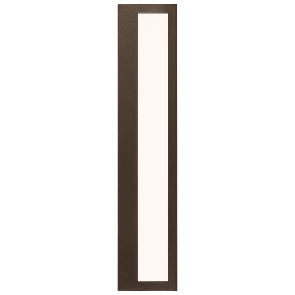 GEO Dual Voltage Outdoor LED Wall Mount, Bronze / 20W