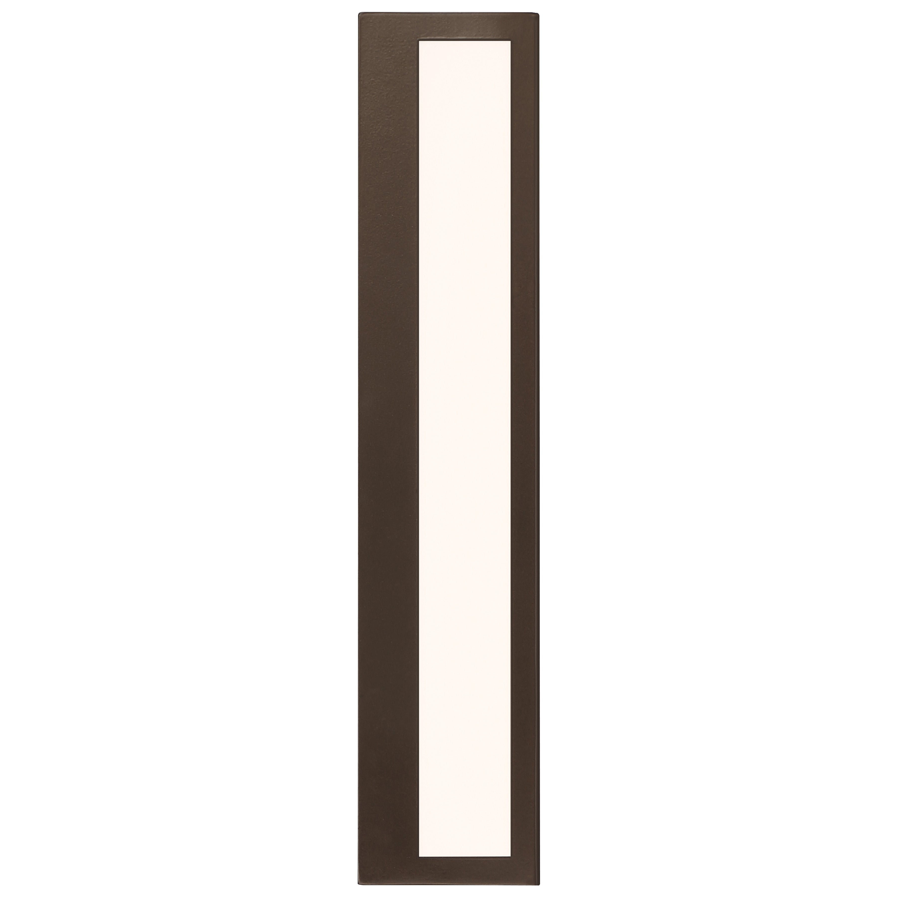 GEO Dual Voltage Outdoor LED Wall Mount, Bronze / 20W