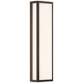 GEO Dual Voltage Outdoor LED Wall Mount, Bronze / 25W