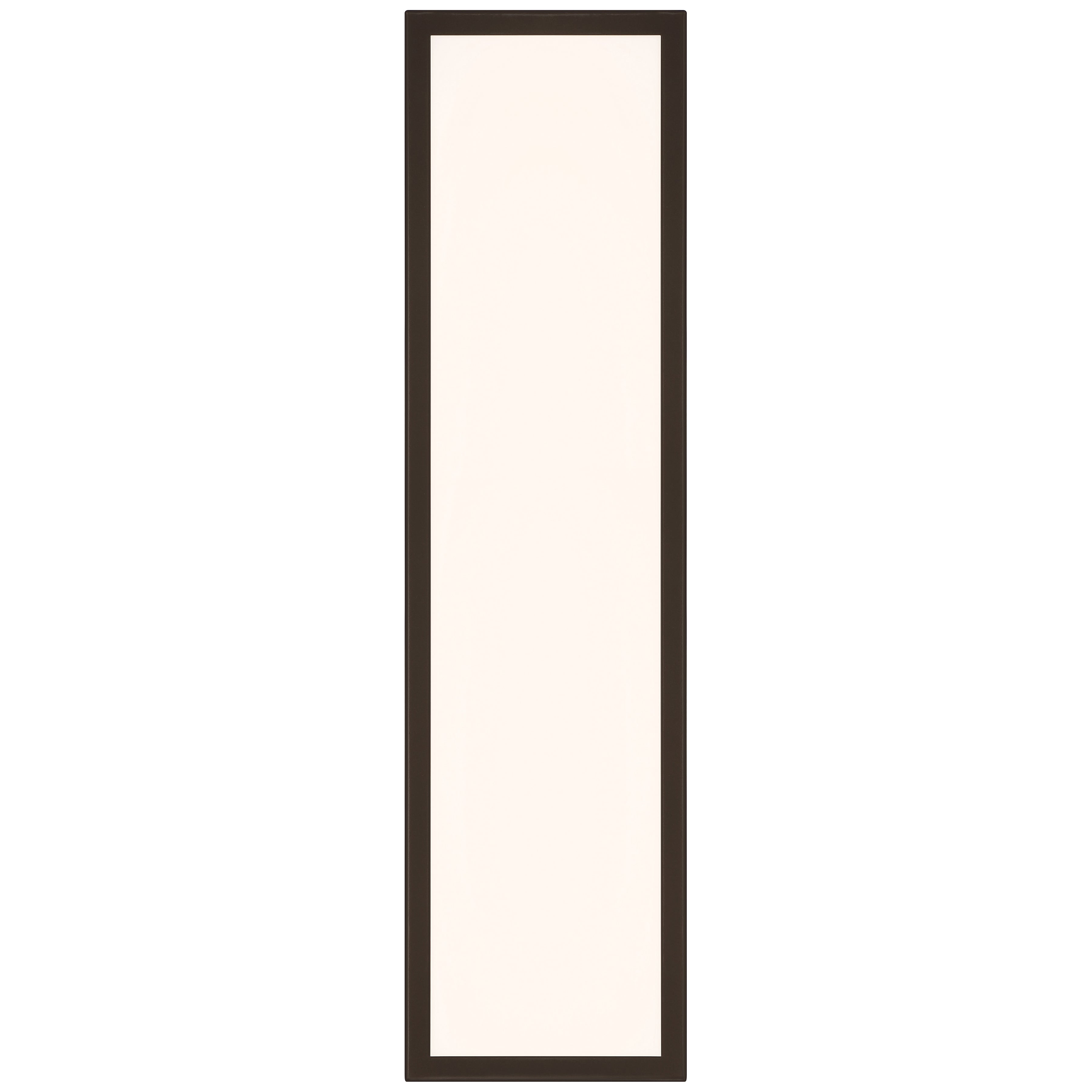 GEO Dual Voltage Outdoor LED Wall Mount, Bronze / 25W