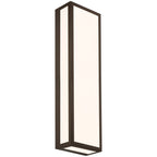 GEO Dual Voltage Outdoor LED Wall Mount, Bronze / 25W