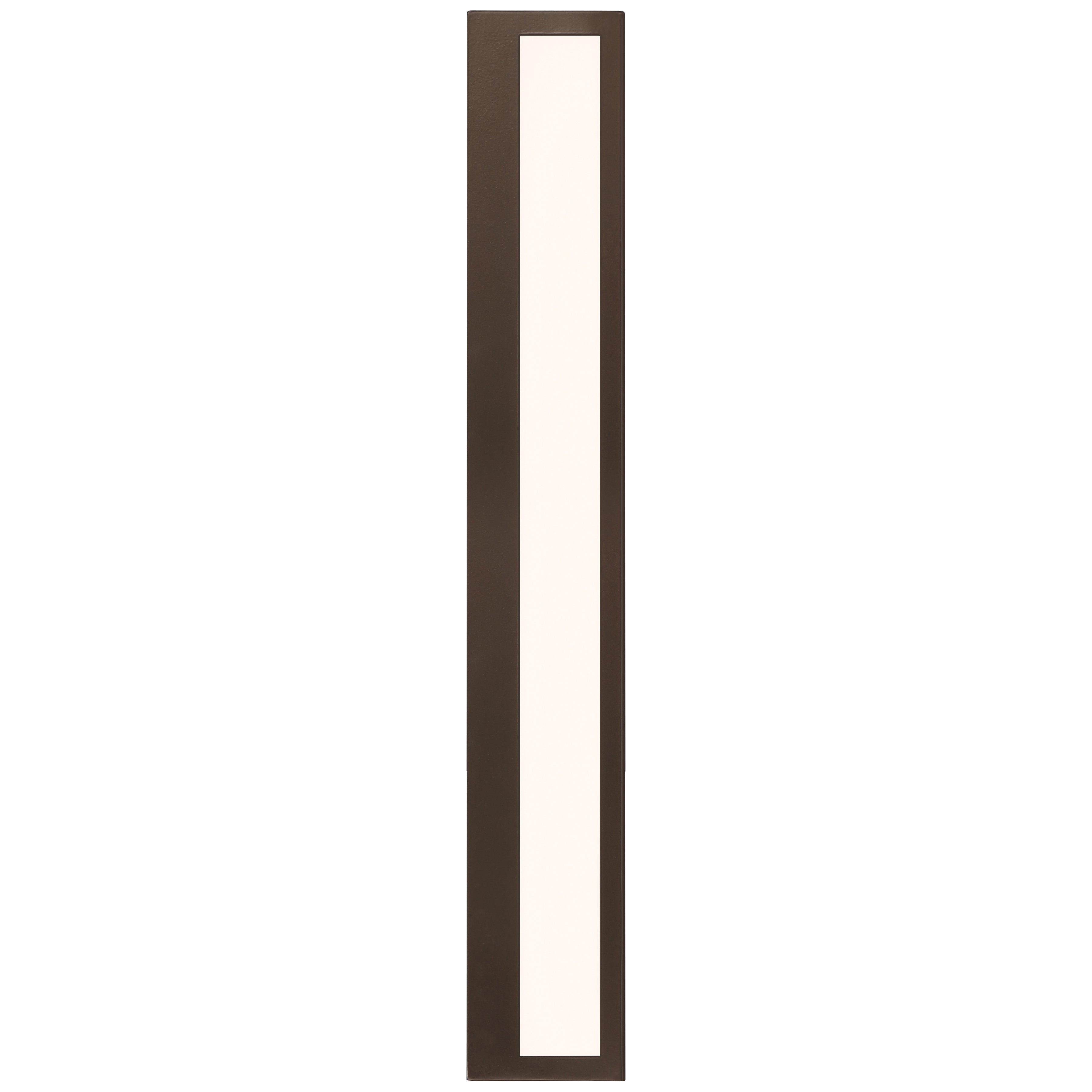 GEO Dual Voltage Outdoor LED Wall Mount, Bronze / 25W