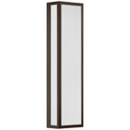GEO Dual Voltage Outdoor LED Wall Mount, Bronze / 25W