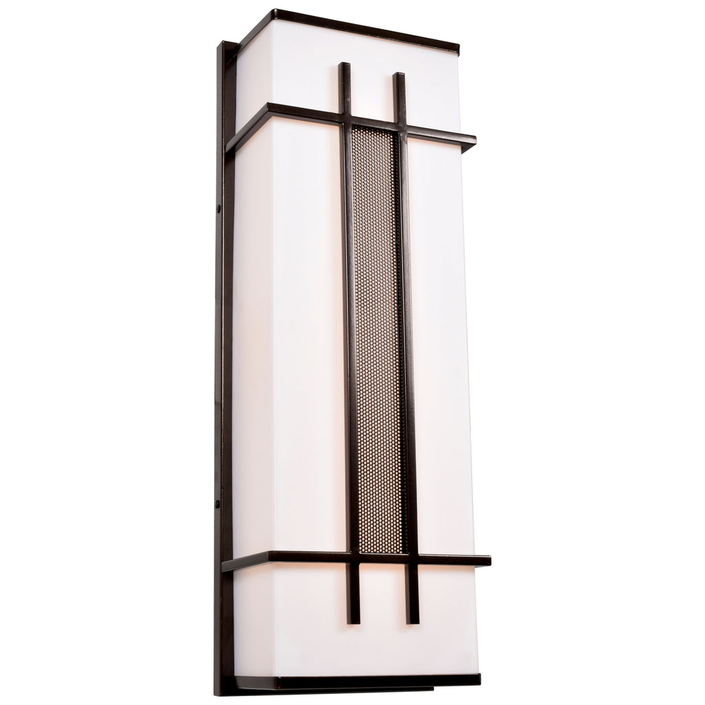 Access Lighting Tuxedo Outdoor LED Wall Mount, Bronze / 25W
