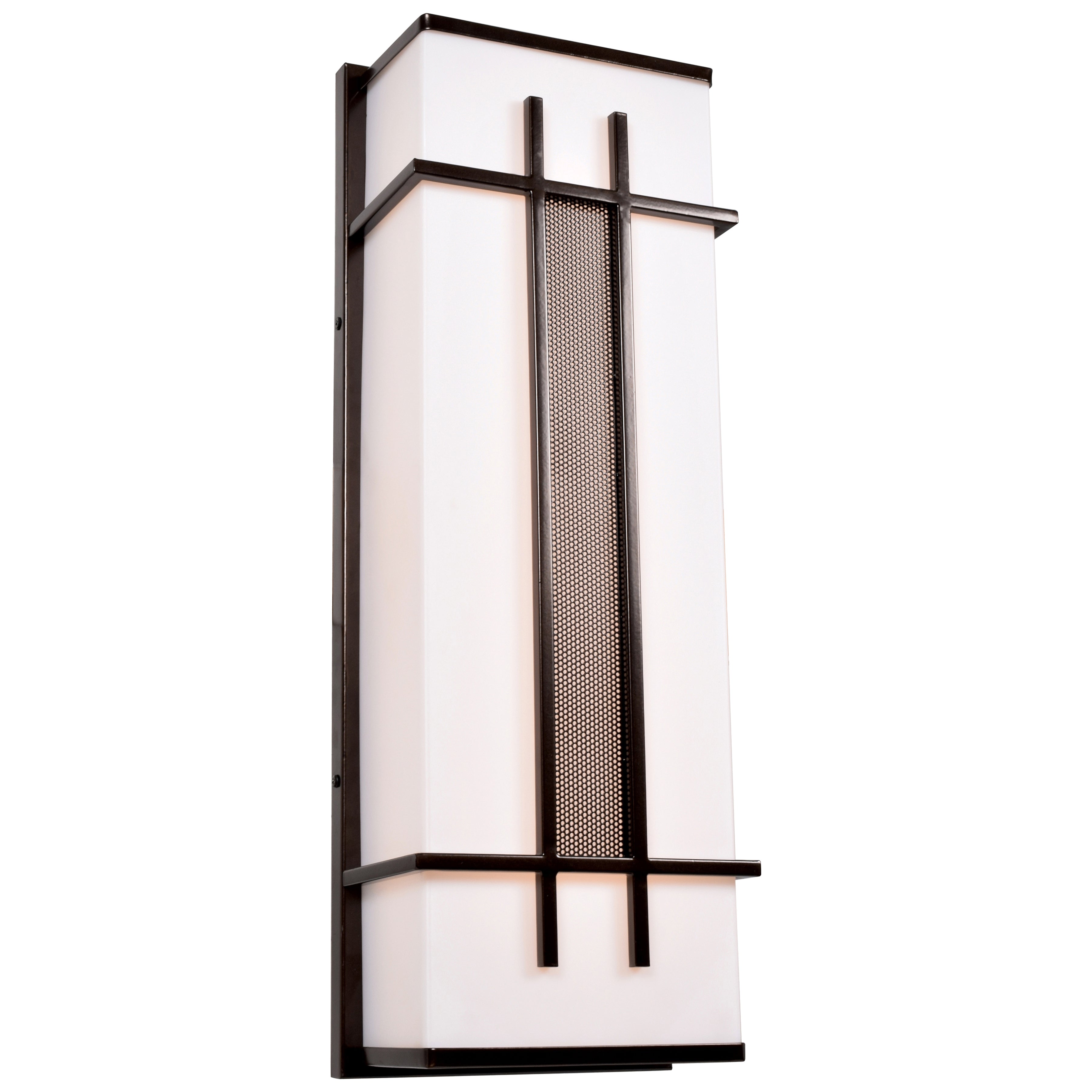 Tuxedo Outdoor LED Wall Mount, Bronze / 25W