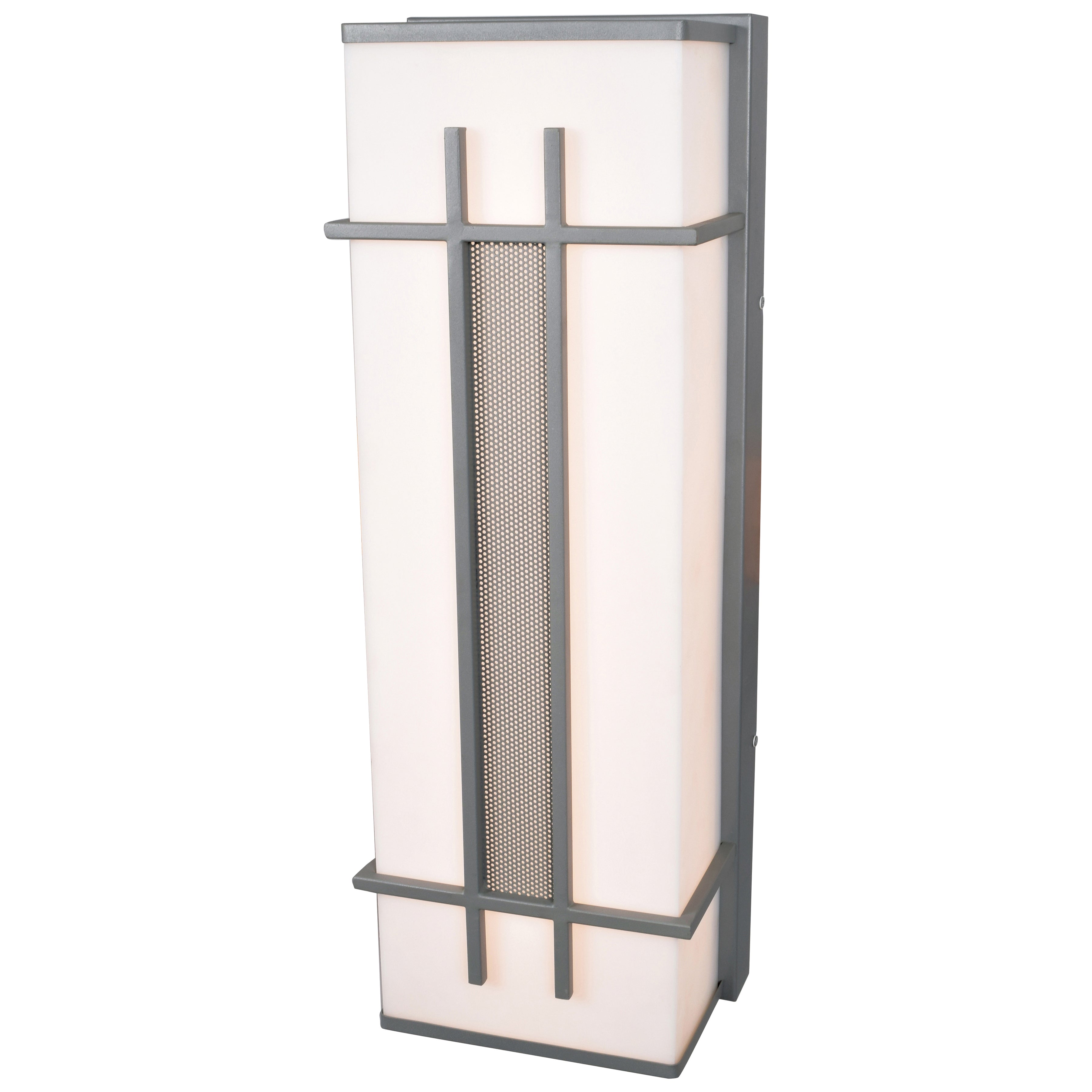 Tuxedo Outdoor LED Wall Mount, Satin / 25W