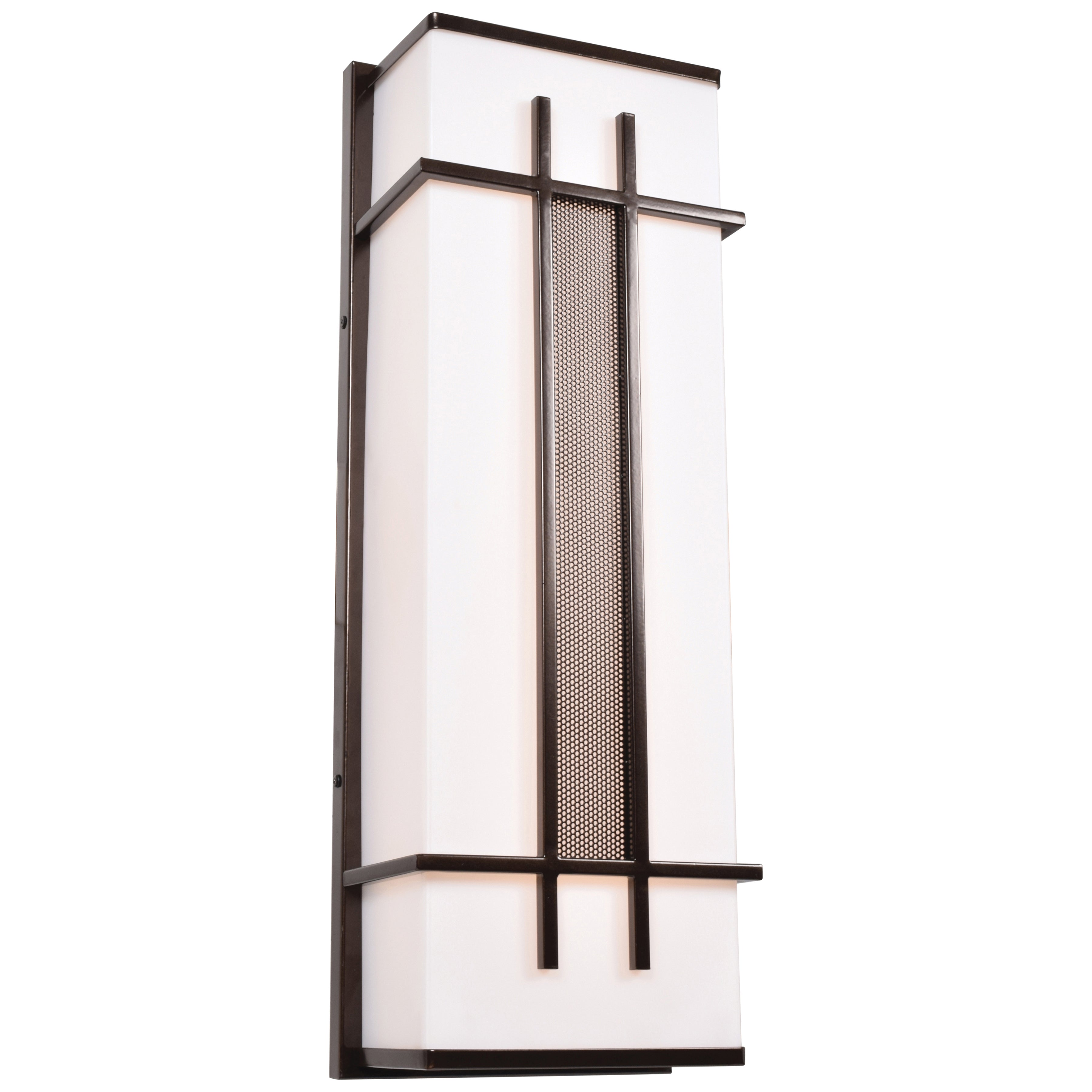 Tuxedo Outdoor LED Wall Mount, Bronze / 30W