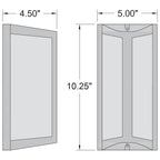 Access Lighting Margate Outdoor LED Wall Mount, Satin, image 6