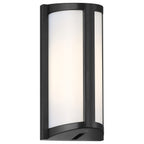 Margate Outdoor LED Wall Mount, Black