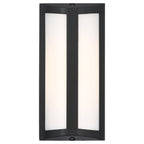 Margate Outdoor LED Wall Mount, Black