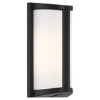 Margate Outdoor LED Wall Mount, Black