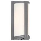Margate Outdoor LED Wall Mount, Satin
