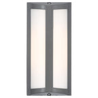 Margate Outdoor LED Wall Mount, Satin