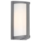 Margate Outdoor LED Wall Mount, Satin