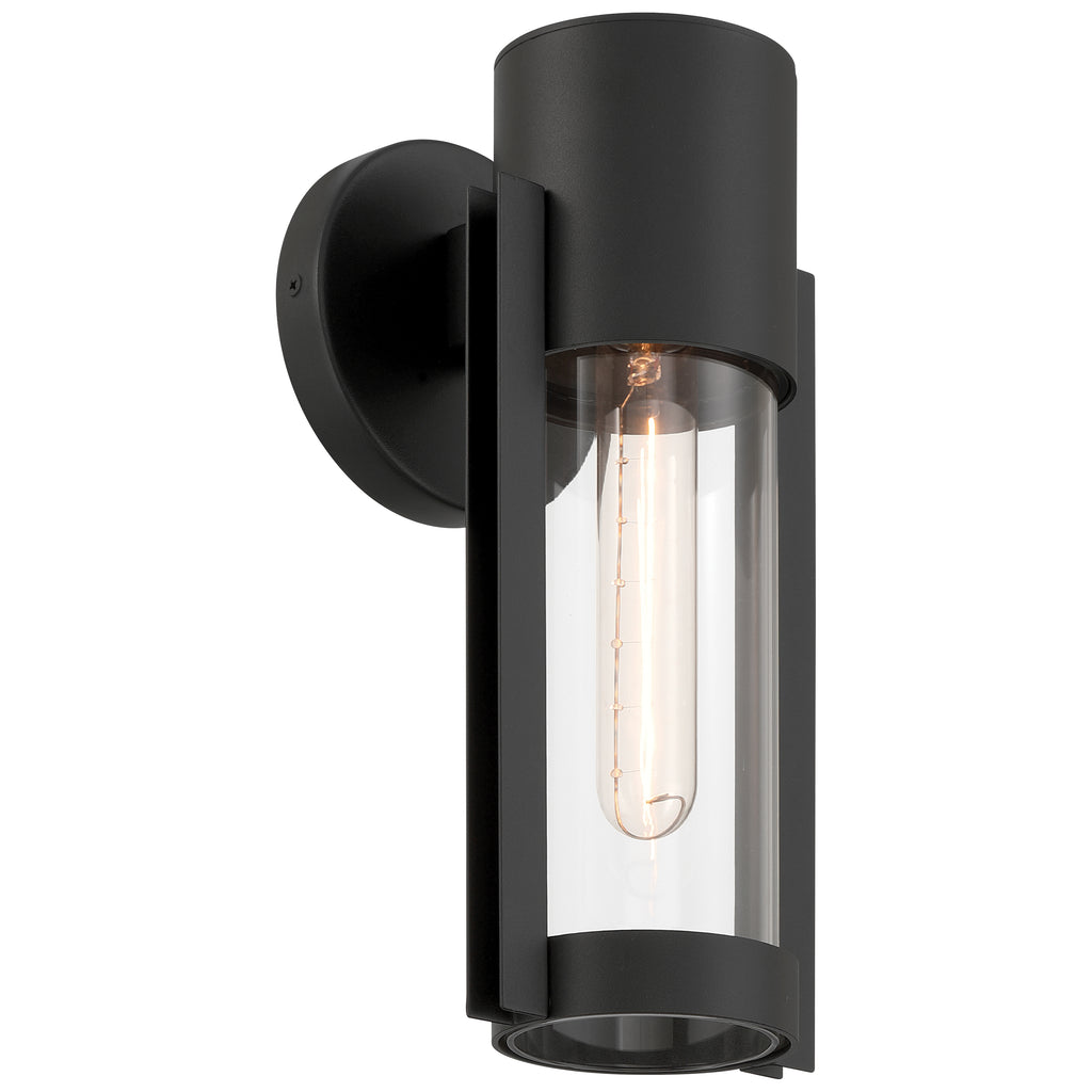 Coastal 1 Light Outdoor Wall Mount, Black (20115LEDDMGLP)