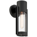 Coastal 1 Light Outdoor Wall Mount, Black (20115LEDDMGLP)