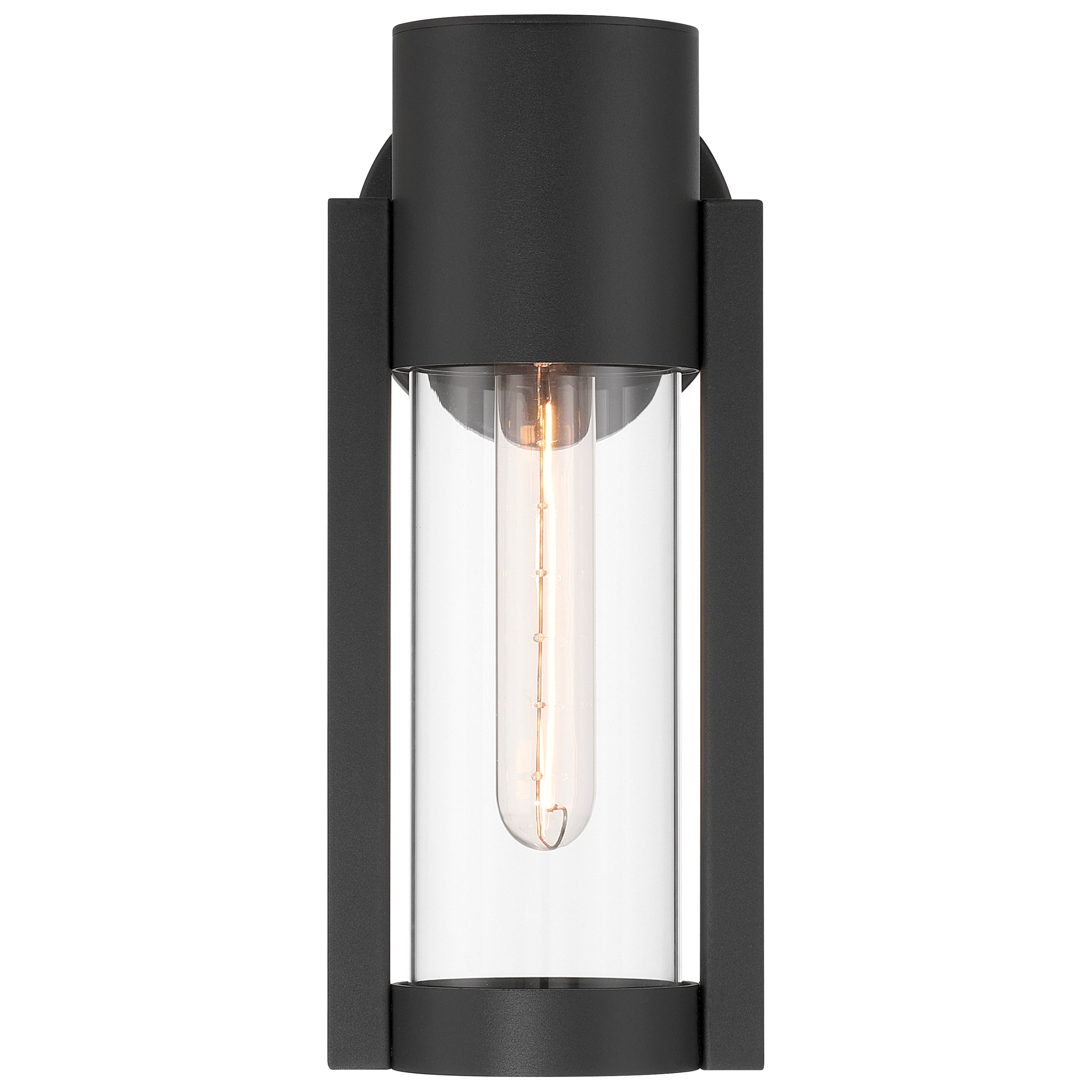 Coastal 1 Light Outdoor Wall Mount, Black (20115LEDDMGLP)