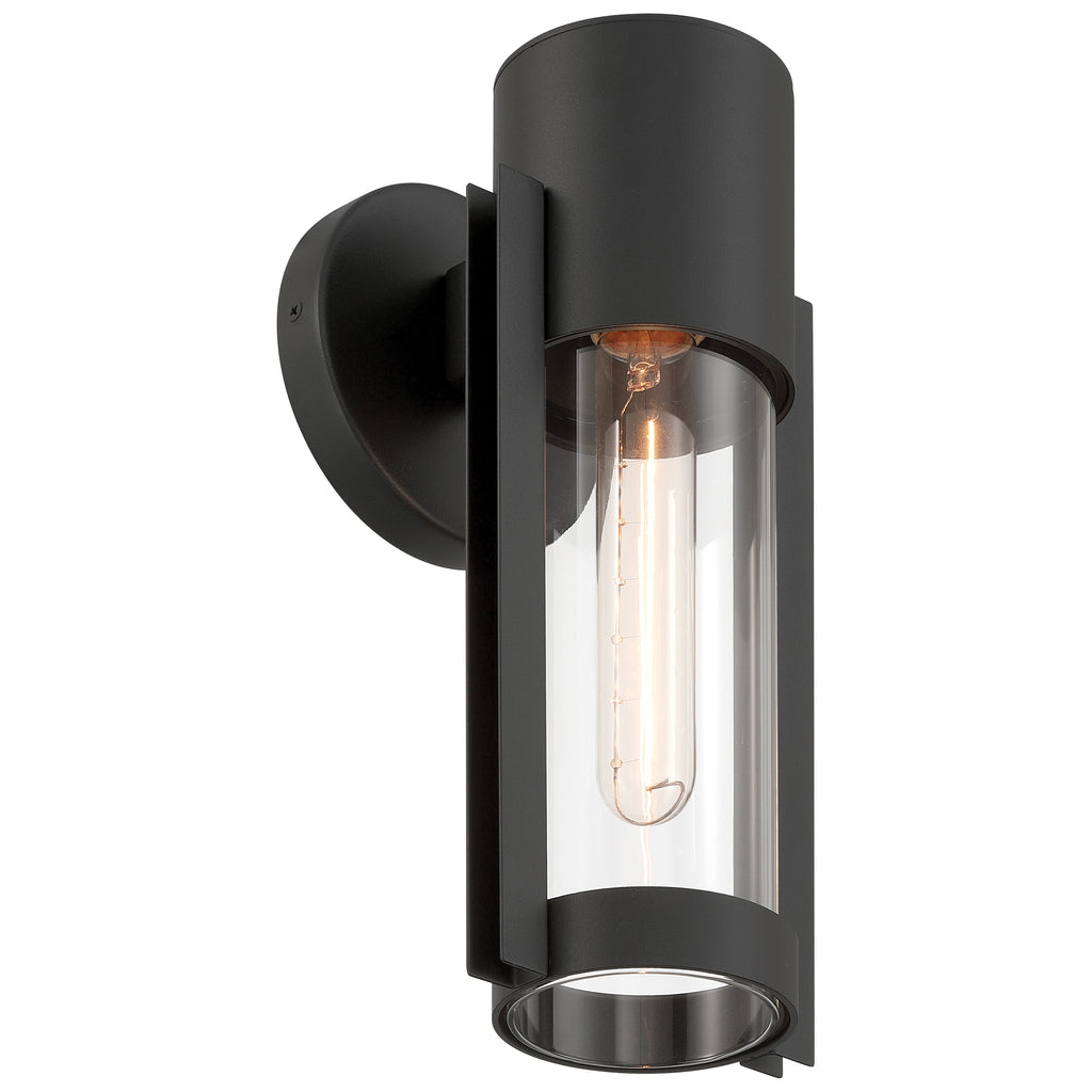 Coastal 1 Light Outdoor Wall Mount, Black (20115LEDDMGLP)