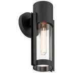 Coastal 1 Light Outdoor Wall Mount, Black (20115LEDDMGLP)