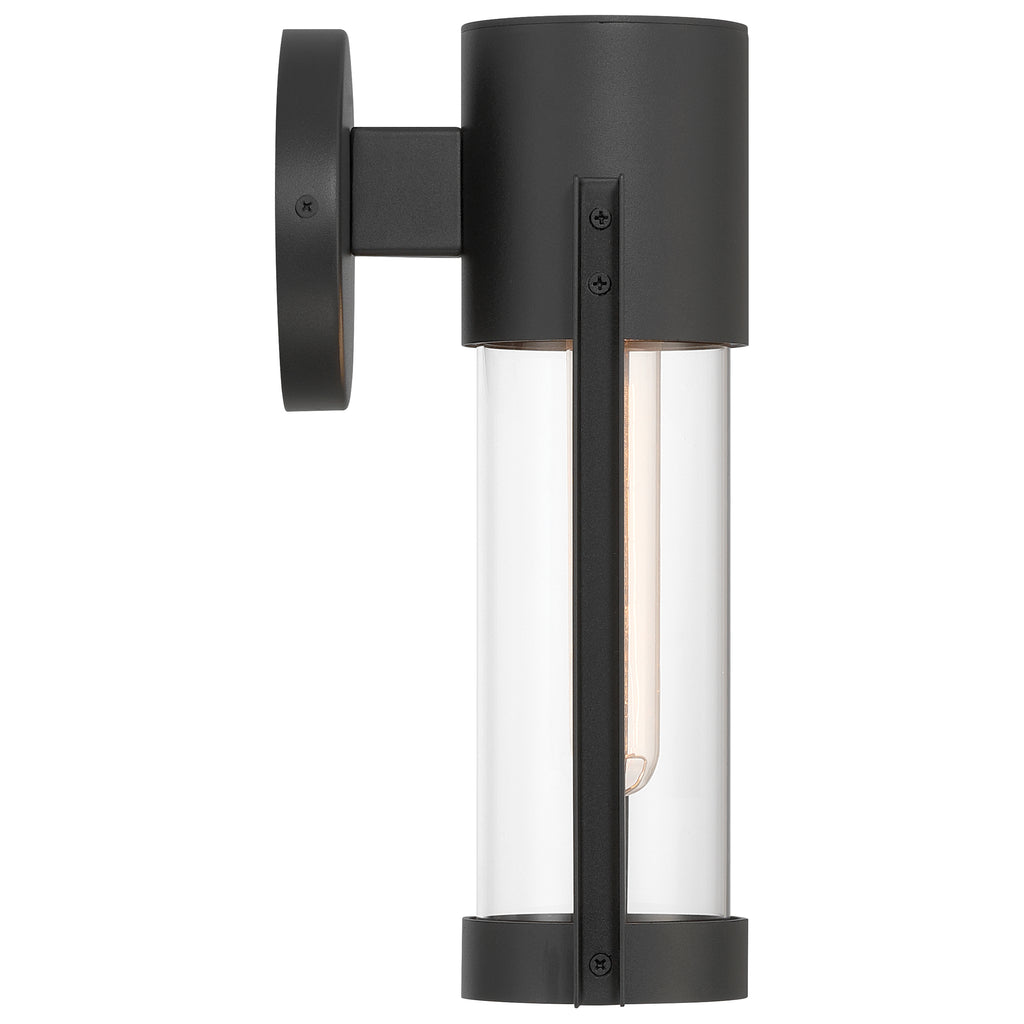 Coastal 1 Light Outdoor Wall Mount, Black (20115LEDDMGLP)