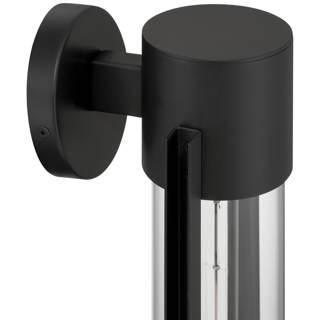 Coastal 1 Light Outdoor Wall Mount, Black (20115LEDDMGLP)