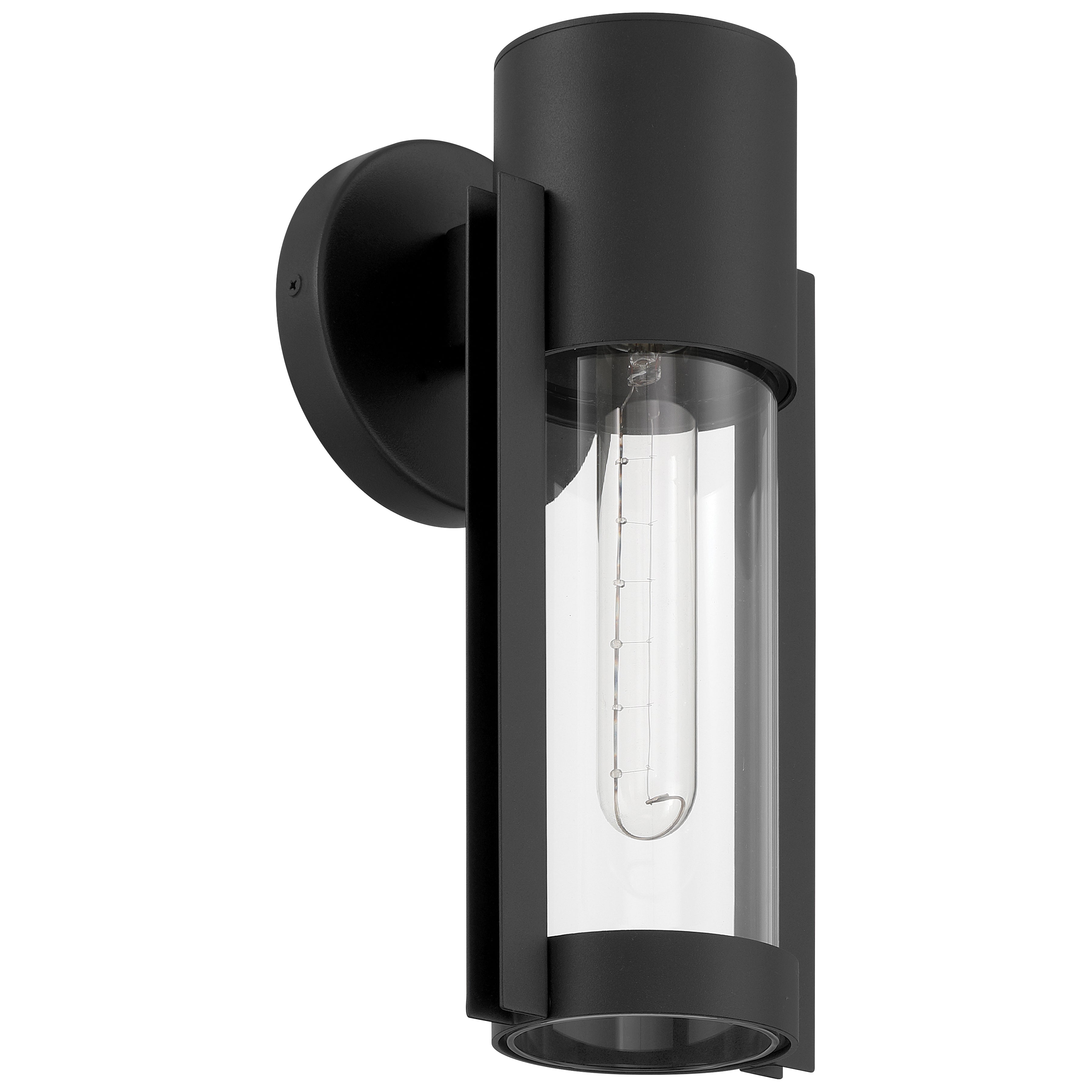 Coastal 1 Light Outdoor Wall Mount, Black (20115LEDDMGLP)