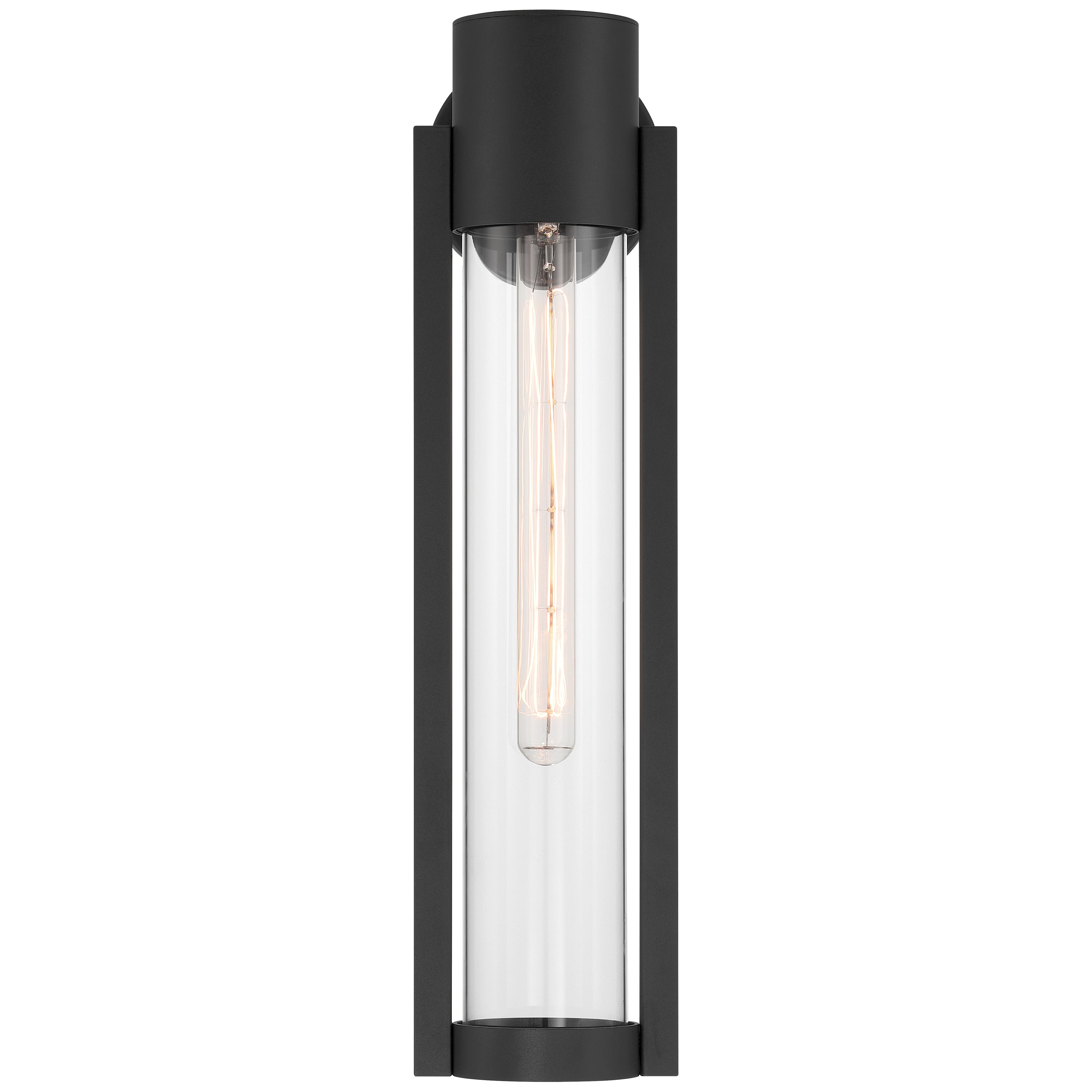 Coastal 1 Light Outdoor Wall Mount, Black (20116LEDDMGLP)