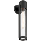 Coastal 1 Light Outdoor Wall Mount, Black (20116LEDDMGLP)