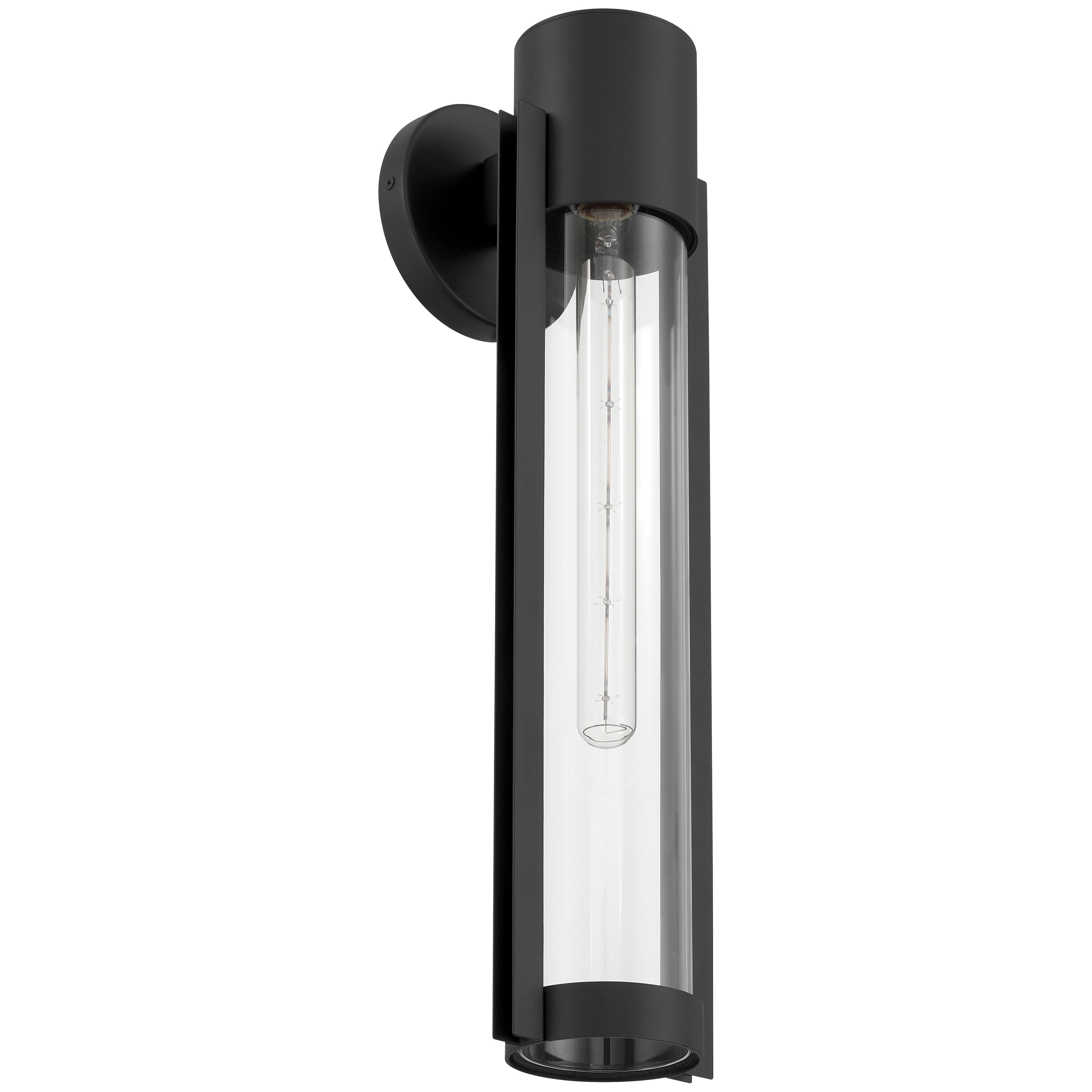 Coastal 1 Light Outdoor Wall Mount, Black (20116LEDDMGLP)