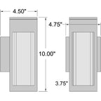 Access Lighting Soll Outdoor LED Wall Mount, 8W, image 8